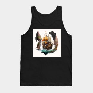 Pirate Ship - the goonies Tank Top